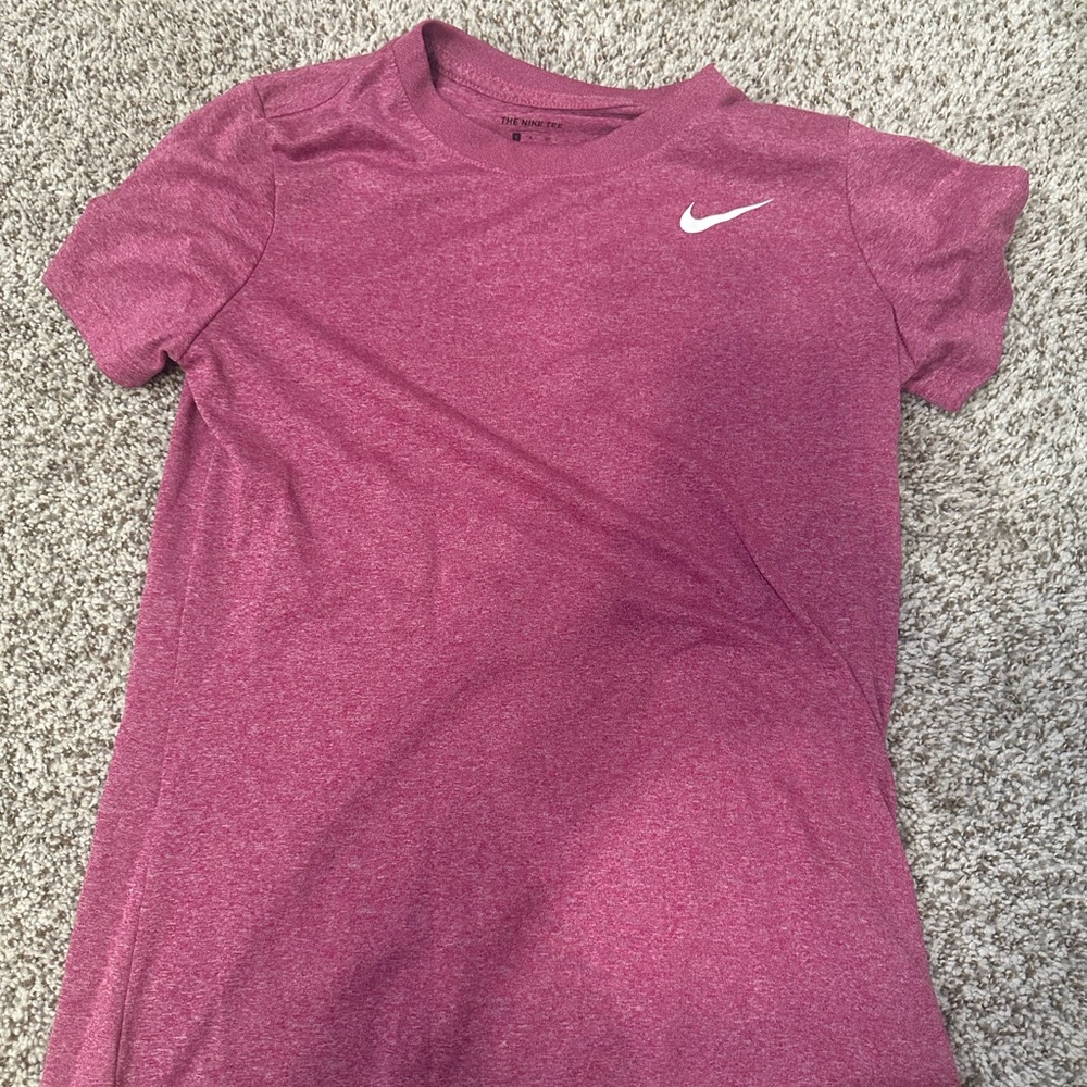 Pink Nike dry fit shirt